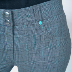 Pantalon Flags & Cup Checks femme Gris Pantalon Flags & Cup Checks femme Gris