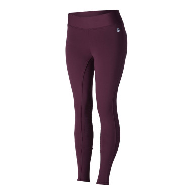 Legging thermique Horze Active femme à basanes Prune Violet