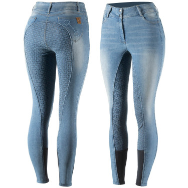 Jean Fond intégral Silicone taille haute Kaia femme Horze Jean Fond intégral Silicone taille haute Kaia femme Horze