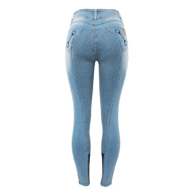 Jean Fond intégral Silicone taille haute Kaia femme Horze Jean Fond intégral Silicone taille haute Kaia femme Horze