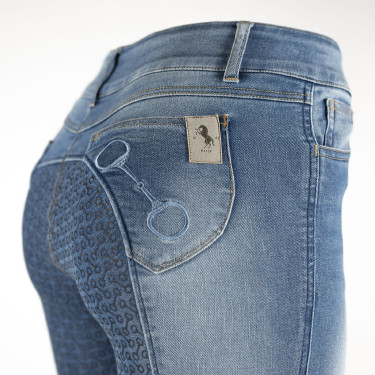 Jean Fond intégral Silicone taille haute Kaia femme Horze Jean Fond intégral Silicone taille haute Kaia femme Horze