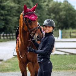 Bonnet anti-mouches Alaska B Vertigo Figue vin rouge