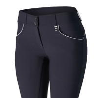 Pantalon taille haute basanes silicone Aubrey Horze femme Bleu marine foncé Pantalon taille haute basanes silicone Aubrey Horze femme Bleu marine foncé