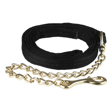 Longe en textile doublé avec chaîne simple Finn-Tack