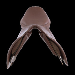 Selle d'obstacle en cuir Acavallo Botticelli Cognac