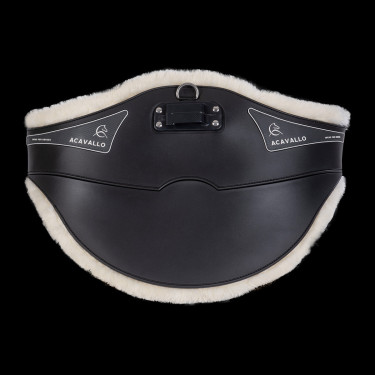 Sangle bavette Acavallo Gel & Pvc Doublure amovible en laine Sangle bavette Acavallo Gel & Pvc Doublure amovible en laine