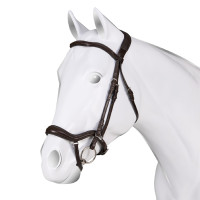 Bridon en cuir Acavallo Allegoria Marron foncé