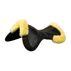 Amortisseur Acavallo Close Contact Classic Gel mémoire de forme mouton Marron / naturel Amortisseur Acavallo Close Contact Classic Gel mémoire de forme mouton Marron / naturel