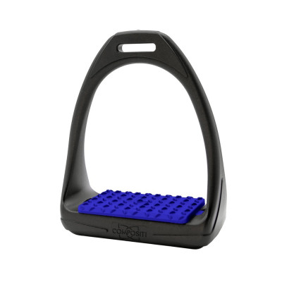 Étriers Compositi Soft Reflex Noir / bleu foncé