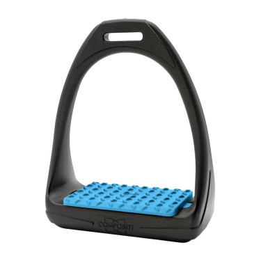 Étriers Compositi Soft Reflex Noir / bleu