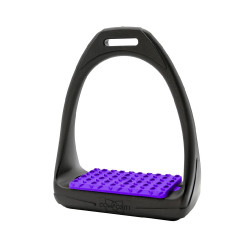Étriers Compositi Soft Reflex Noir / violet