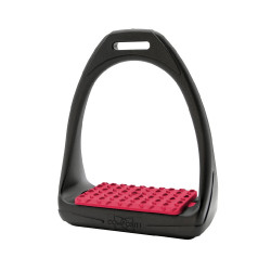 Étriers Compositi Soft Reflex Noir / framboise