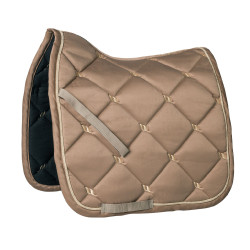 Tapis de Selle Dressage Night Collection Back On Track Nougat Marron Tapis de Selle Dressage Night Collection Back On Track Nougat Marron