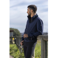 Blouson imperméable Equithème Hugo Bleu marine Blouson imperméable Equithème Hugo Bleu marine
