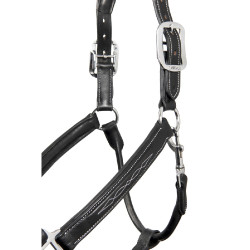 Licol en cuir cousu LeMieux Noir Licol en cuir cousu LeMieux Noir