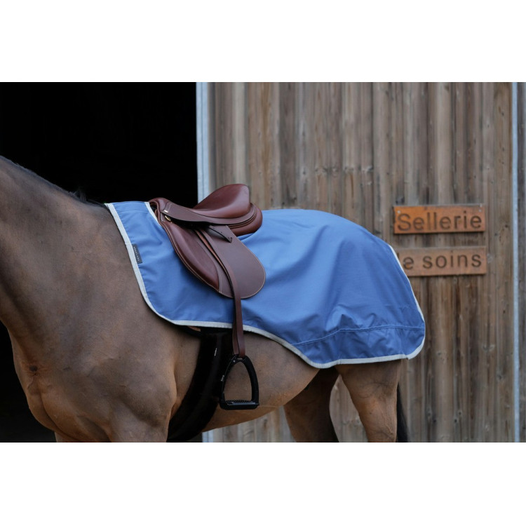 Couvre-reins Equithème Tyrex 600D recyclé doublé polaire Couvre-reins Equithème Tyrex 600D recyclé doublé polaire