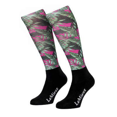 Chaussettes LeMieux Footsie Palmier tropical