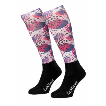Chaussettes LeMieux Footsie Abstract Palm Multi-couleurs