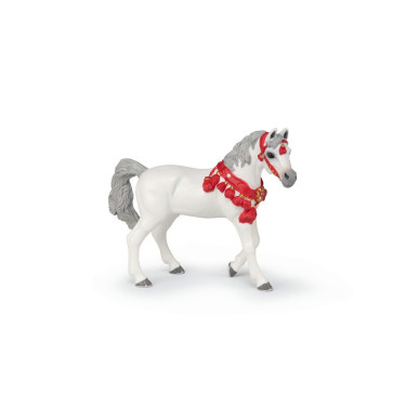Cheval Arabe blanc en tenue de parade Papo Cheval Arabe blanc en tenue de parade Papo