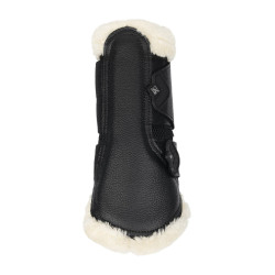 Guêtres fermées mouton LeMieux Edge Mesh Noir / naturel Guêtres fermées mouton LeMieux Edge Mesh Noir / naturel