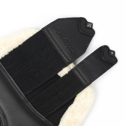 Guêtres fermées mouton LeMieux Edge Mesh Noir / naturel Guêtres fermées mouton LeMieux Edge Mesh Noir / naturel