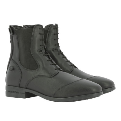 Boots Equithème Zurich à zip et lacets Noir