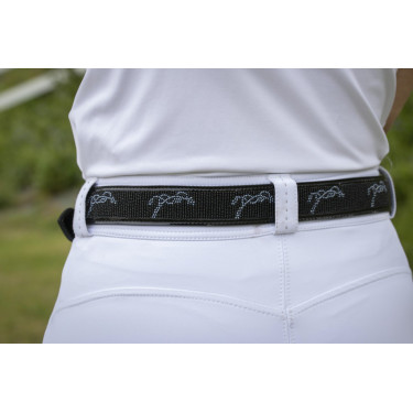 Ceinture Pénélope Pearlog Noir / gris Ceinture Pénélope Pearlog Noir / gris