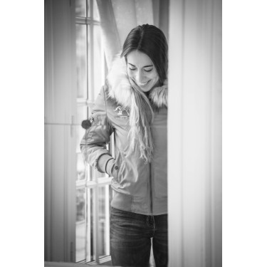 Bombers Pénélope Lyon Bleu artic Bombers Pénélope Lyon Bleu artic