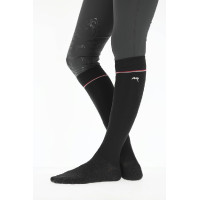 Chaussettes Pénélope Luxe Noir rayé bleu / blanc / rouge