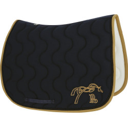 Tapis de selle Pénélope Classique Noir / crème Tapis de selle Pénélope Classique Noir / crème