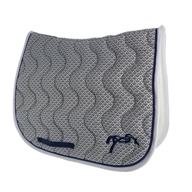 Tapis de selle Pénélope Art déco Bleu marine