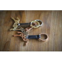 Porte clé Pénélope Noir / or rose Porte clé Pénélope Noir / or rose