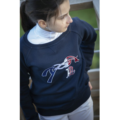 Sweat shirt Pénélope Chloé Bleu marine