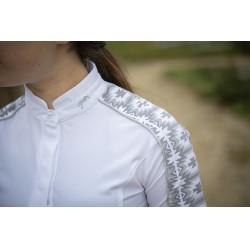 Polo Pénélope Anais Manches courtes Blanc Polo Pénélope Anais Manches courtes Blanc