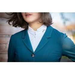 Veste de concours Pénélope Paris Air Soft Bleu canard