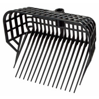 Tête de fourche à copeaux Maxi Kerbl Noir