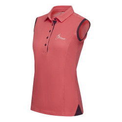 Polo sans manches My LeMieux Papaye Rose