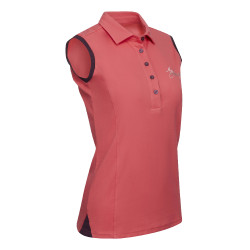 Polo sans manches My LeMieux Papaye Rose