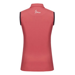 Polo sans manches My LeMieux Papaye Rose