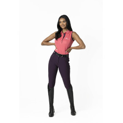 Polo sans manches My LeMieux Papaye Rose