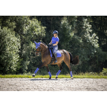 Tapis LeMieux Suede Dressage Square Bluebell Bleu Tapis LeMieux Suede Dressage Square Bluebell Bleu