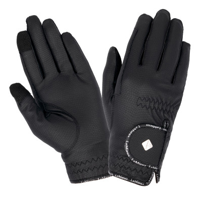 Gants d'équitation LeMieux Junior Classic Noir