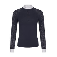 Polo de concours LeMieux Olivia manches longues Blanc Polo de concours LeMieux Olivia manches longues Blanc