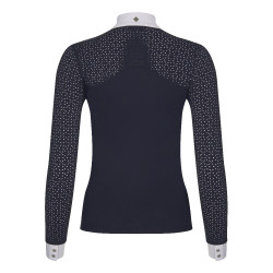 Polo de concours LeMieux Olivia manches longues Bleu marine Polo de concours LeMieux Olivia manches longues Bleu marine