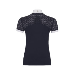 Polo de concours LeMieux Olivia manches courtes Bleu marine Polo de concours LeMieux Olivia manches courtes Bleu marine