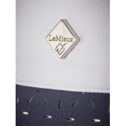 Polo de concours LeMieux Olivia manches courtes Bleu marine Polo de concours LeMieux Olivia manches courtes Bleu marine