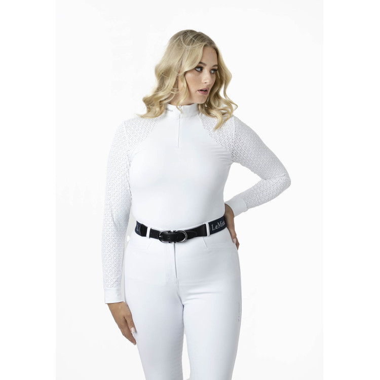 Polo de concours LeMieux Olivia manches longues Polo de concours LeMieux Olivia manches longues