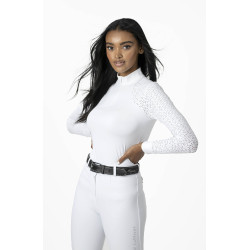 Polo de concours LeMieux Olivia manches longues Blanc Polo de concours LeMieux Olivia manches longues Blanc