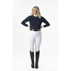 Polo de concours LeMieux Olivia manches longues Bleu marine Polo de concours LeMieux Olivia manches longues Bleu marine