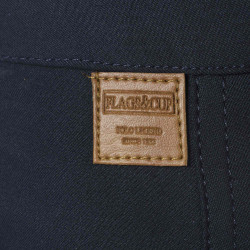 Pantalon Flags & Cup Mendoza femme Bleu marine